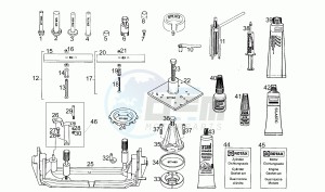 Pegaso 125 drawing Special tools