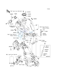 KLE 650 A [VERSYS] (9F-9F) A9F drawing FUEL TANK-- A9F- -