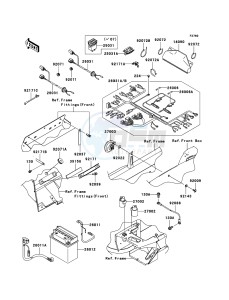 MULE_600 KAF400B7F EU drawing Chassis Electrical Equipment