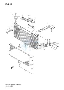 GSX1300R (E3-E28) Hayabusa drawing OIL COOLER