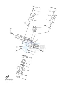 XJ6N 600 XJ6-N (NAKED) (20SJ) drawing STEERING