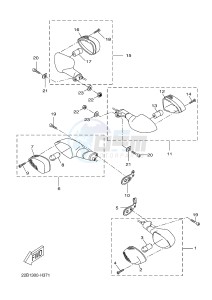 WR125R (22B7 22B7 22B7) drawing FLASHER LIGHT