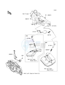 VN 1700 A [VULCAN 1700 VOYAGER] (9FA) A9FA drawing IGNITION SYSTEM