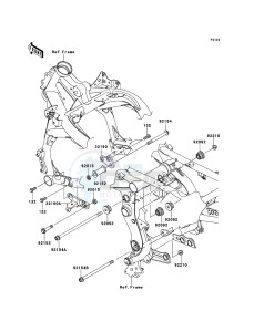 VERSYS KLE650CCF XX (EU ME A(FRICA) drawing Engine Mount