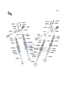 KLE500 KLE500-B1P GB XX (EU ME A(FRICA) drawing Valve(s)