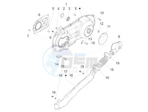 Liberty 125 4T PTT E3 (E) (EMEA) drawing Crankcase cover - Crankcase cooling