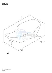 LT-Z400 (E33) drawing SEAT (LT-Z400ZL2 E33)