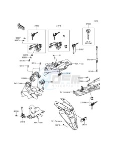 Z800 ABS ZR800DGF UF (UK FA) XX (EU ME A(FRICA) drawing Ignition Switch