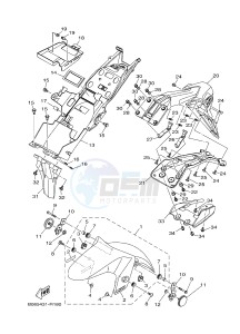 MTN-320-A MT-03 ABS (B084) drawing FENDER