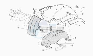 California 1100 Stone - Metal PI Special Sport/Al. PI drawing Rear mudguard