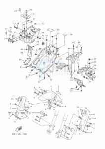 XTZ690D-B TENERE 700 (BEH2) drawing FENDER