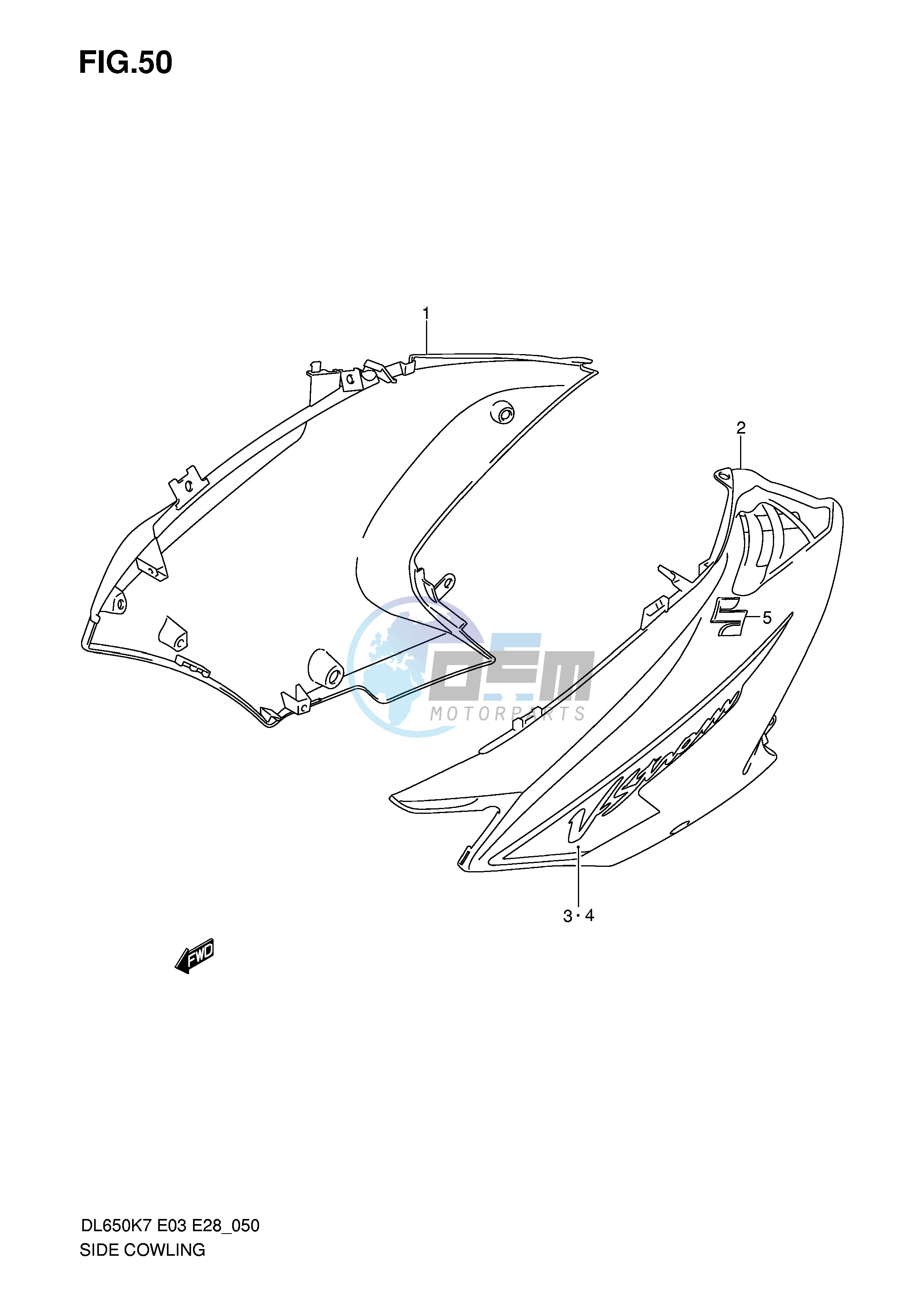 SIDE COWLING (MODEL K7)