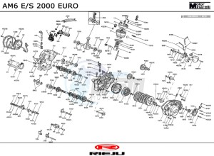 RS1-50-RACING-BLUE drawing ENGINE  AM6 E/S 2000 EURO