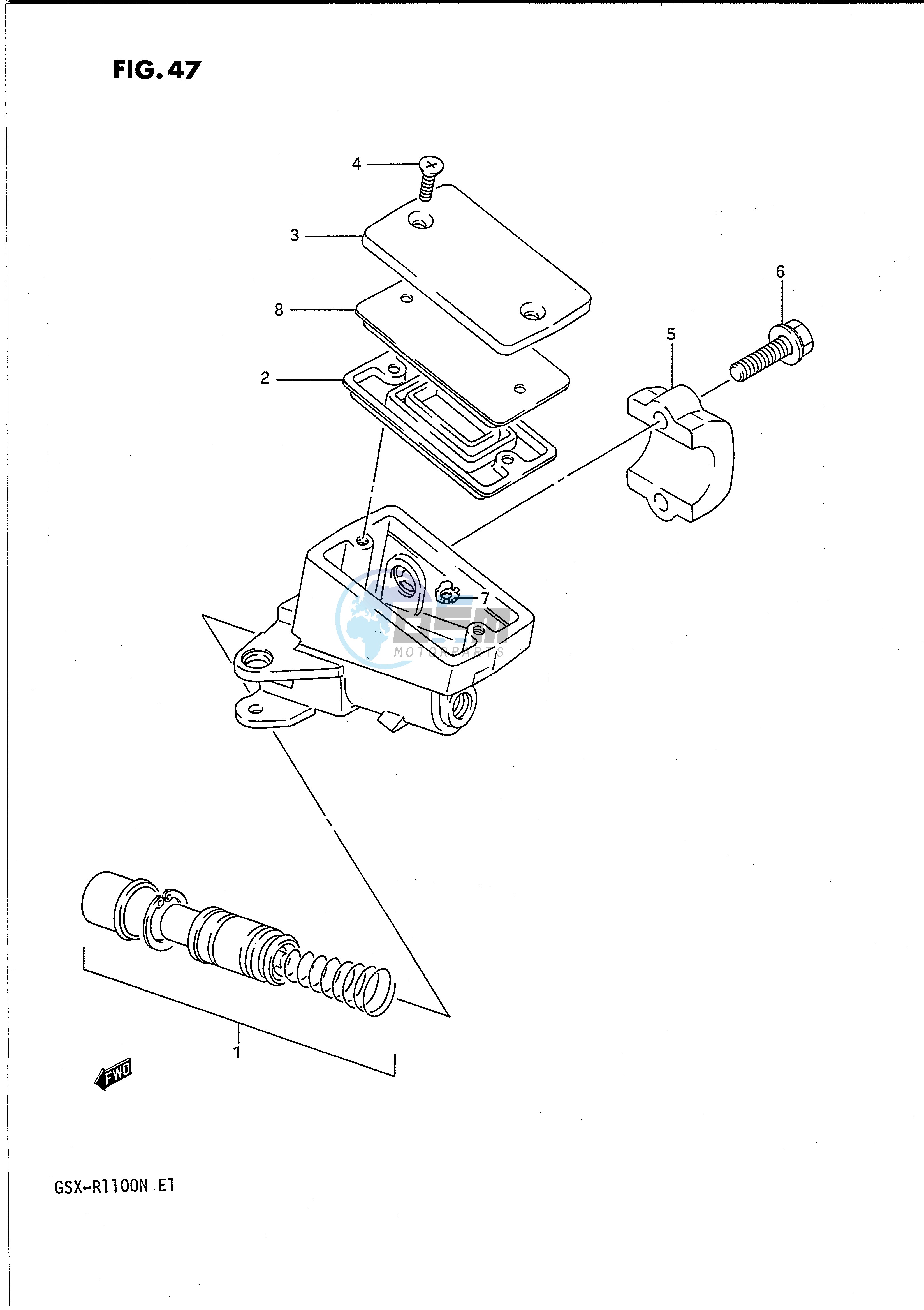 FRONT MASTER CYLINDER