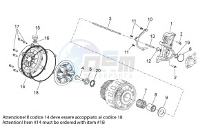 Dorsoduro 750 ABS USA-CND (NAFTA) (CND, USA) drawing Clutch I