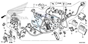 NC700SAC drawing WIRE HARNESS