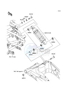 VERSYS_ABS KLE650DEF XX (EU ME A(FRICA) drawing Suspension/Shock Absorber