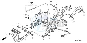 CBR1000RR9 Korea - (KO / SPC) drawing EXHAUST MUFFLER