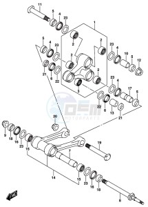 RM-Z450 drawing REAR CUSHION LEVER