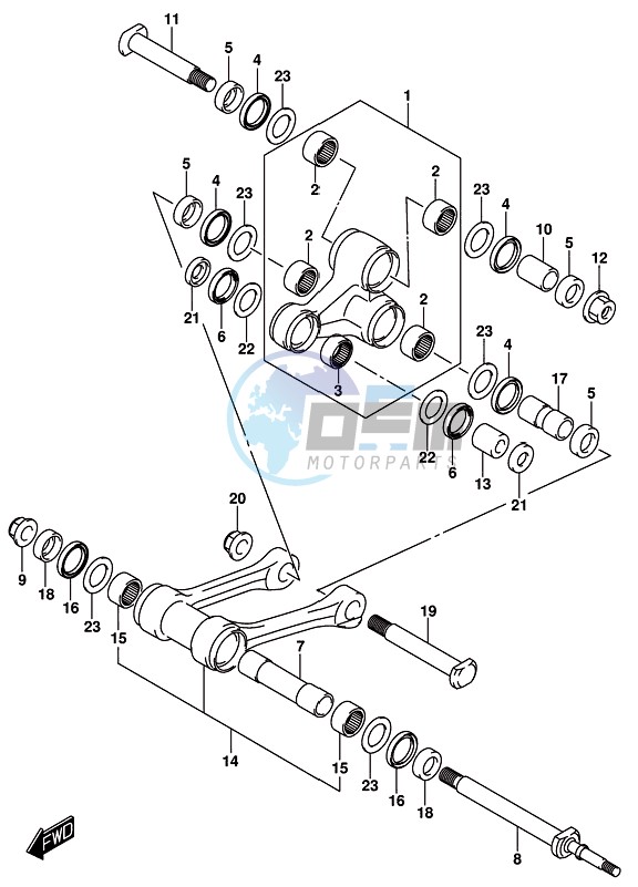 REAR CUSHION LEVER