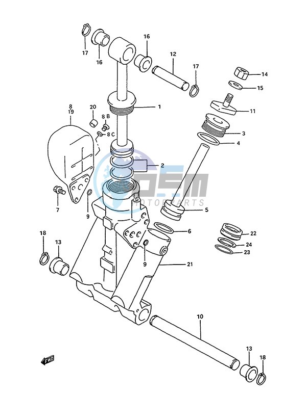 Trim Cylinder (1995 to 1997)