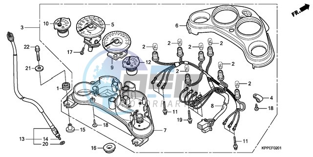 METER (CBR125RW7/RW9/RWA)