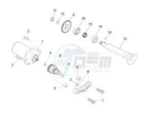 RS4 50 2t drawing Starter / Electric starter