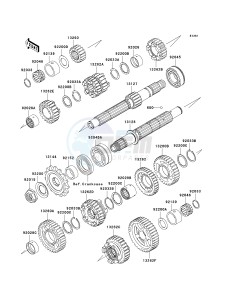 ZX 600 N [NINJA ZX-6RR] (6F) N6F drawing TRANSMISSION