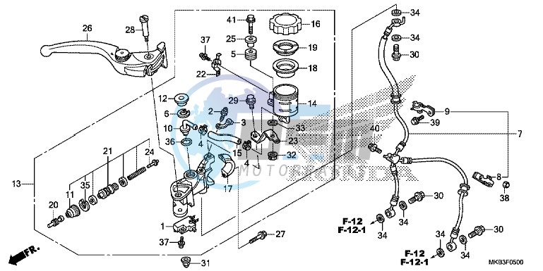 FRONT BRAKE MASTER CYLINDER (CBR1000RR/ S)