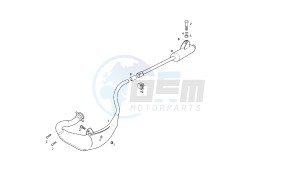 GPR NUDE SPORT - 50 CC drawing EXHAUST