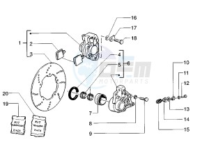 SKIPPER 125-150 drawing Disc brake