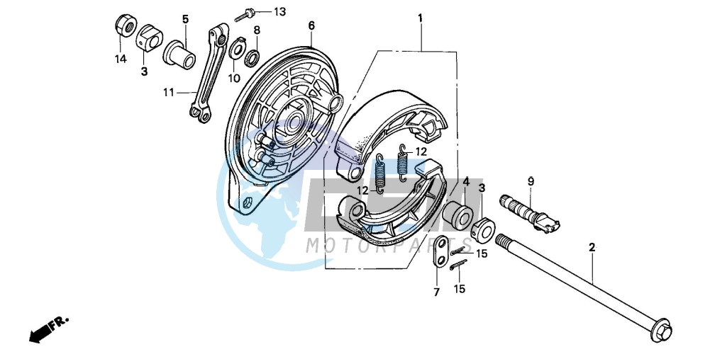 REAR BRAKE PANEL