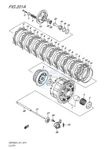 GSR750Z ABS EU drawing CLUTCH