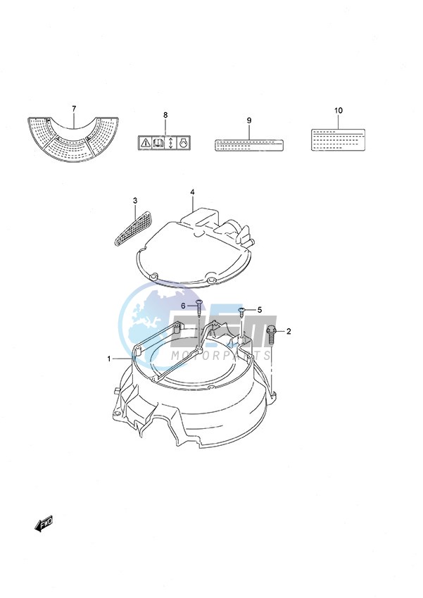 Magneto Cover Remote Control/Gas Assist Tilt