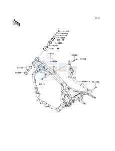 VN 1600 D [VULCAN 1600 NOMAD] (D6F-D8FA) D8F drawing FRAME