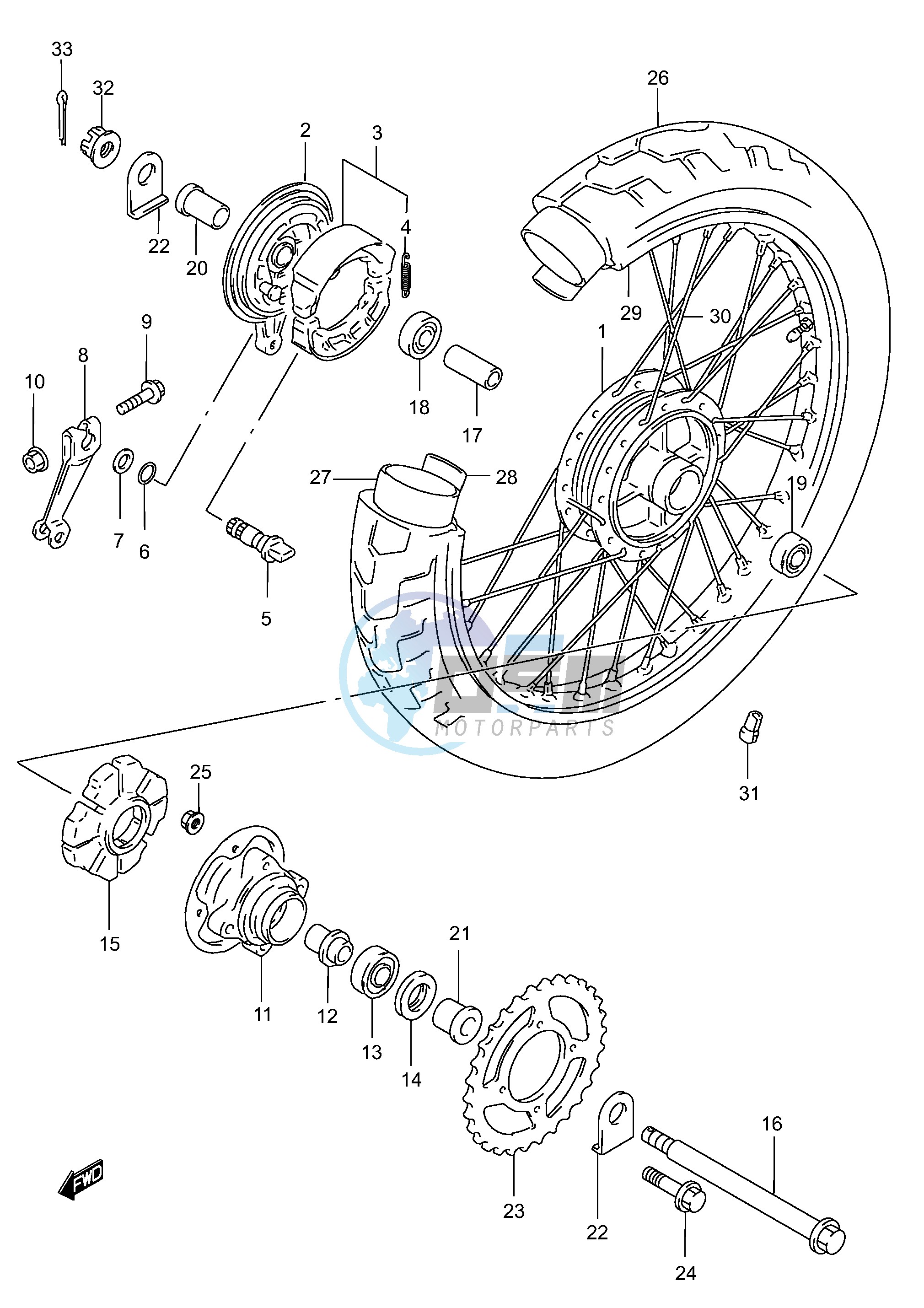 REAR WHEEL