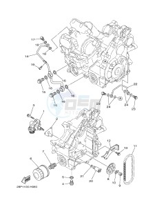 YFM700FWAD YFM7FGPHB GRIZZLY 700 EPS HUNTER (1HP7) drawing OIL PUMP