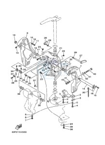 FL150A drawing FRONT-FAIRING-BRACKET