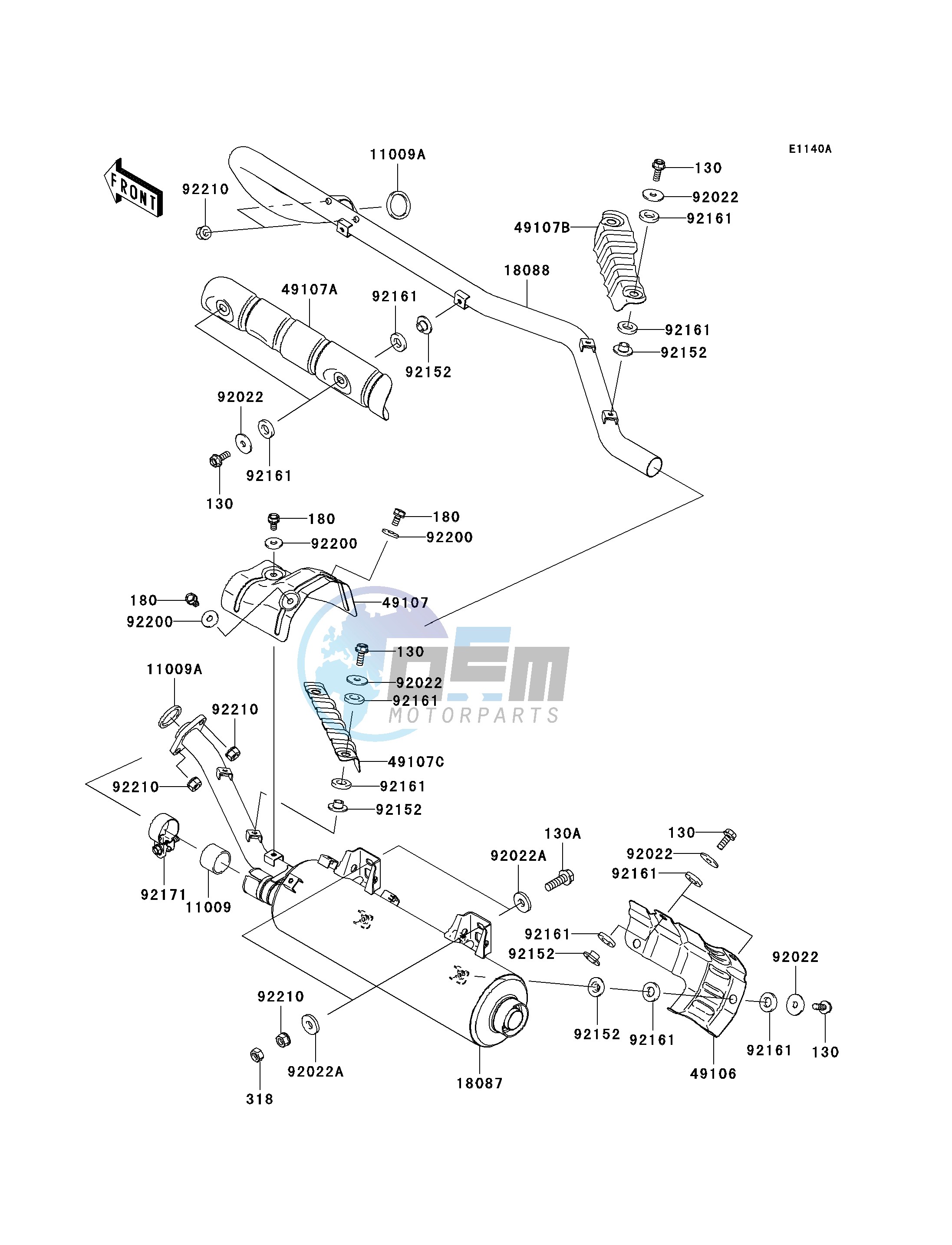 MUFFLER-- S- --- JKAVFDB1 6B503807 - - -