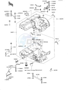 ZG 1200 B [VOYAGER XII] (B1-B5) [VOYAGER XII] drawing CRANKCASE