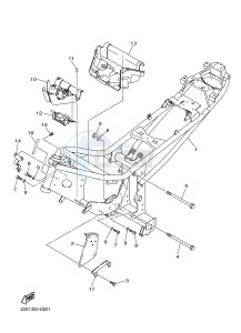 XJ6N 600 XJ6-N (NAKED) (20SJ) drawing FRAME