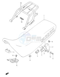 DR350 (E28) drawing SEAT