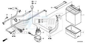 TRX420FA6H Europe Direct - (ED) drawing BATTERY