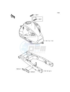 Z800 ABS ZR800DGFA UF (UK FA) XX (EU ME A(FRICA) drawing Labels