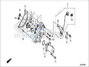 NC750JH Europe Direct - (ED) drawing REDUCTION GEAR