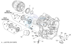 Shiver 750 drawing Oil pump