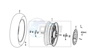 E-XPRO (EH4LW3-EU) (M3) drawing REAR WHEEL