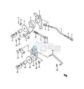 DT 75 drawing Throttle Link