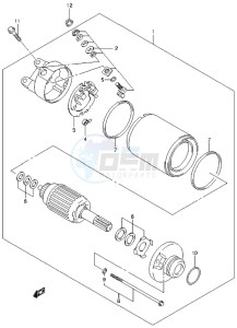 LT-A500X drawing STARTING MOTOR