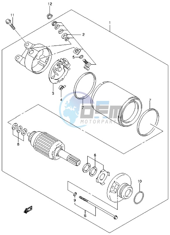 STARTING MOTOR